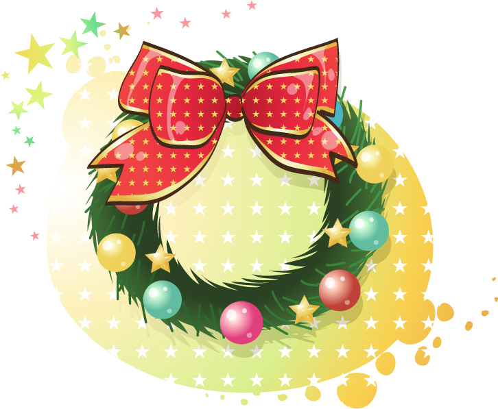 Happy holiday clip art Free Vector