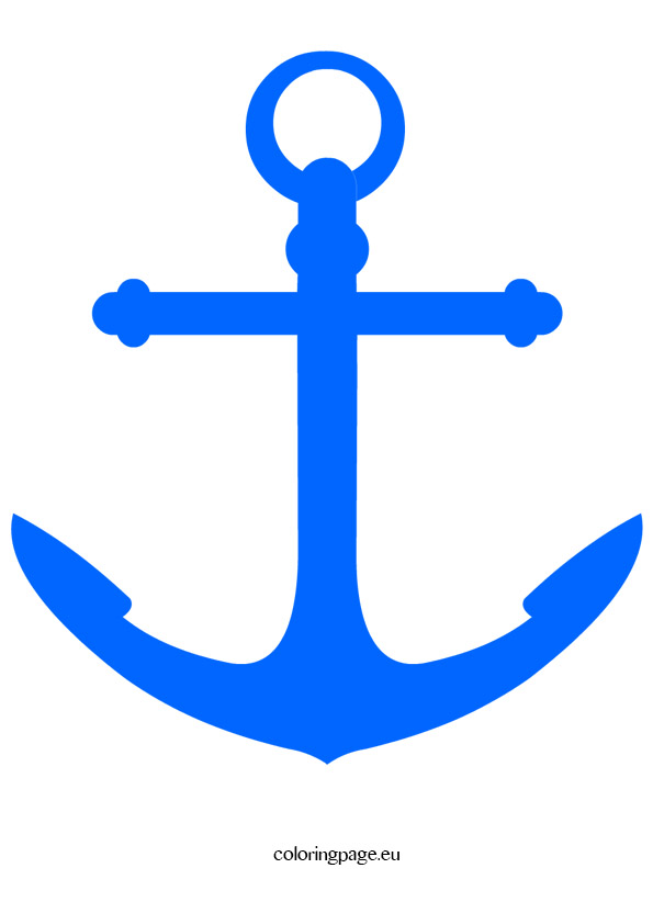 Anchor Printable Pattern | Coloring Page