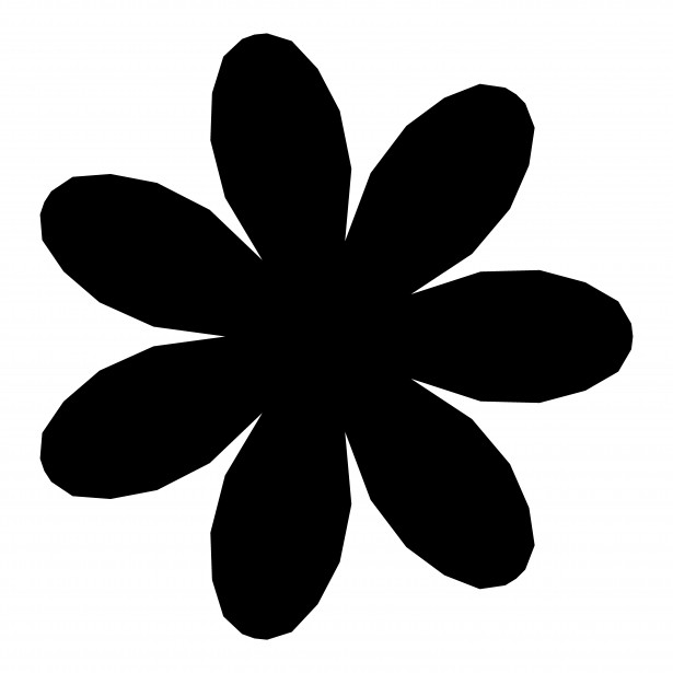 Flower Silhouette Clipart