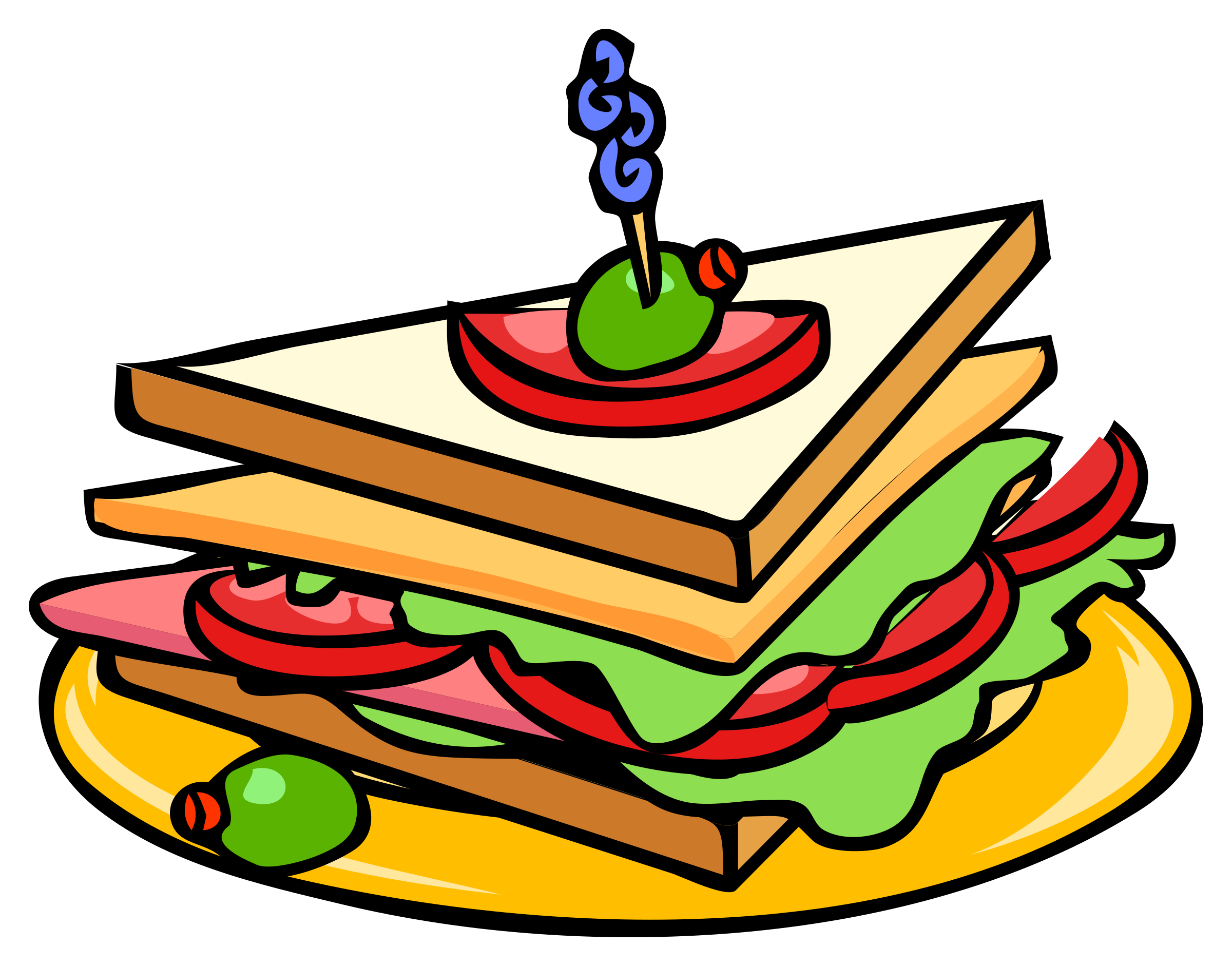 Deli Sandwich Clipart