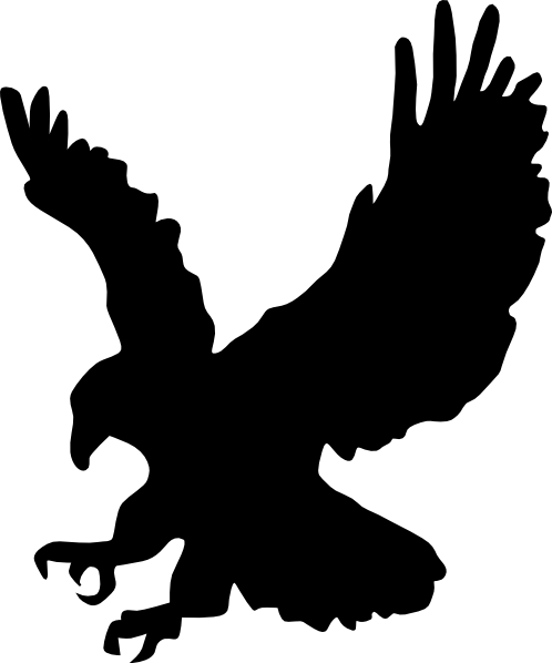 Eagle outline clipart