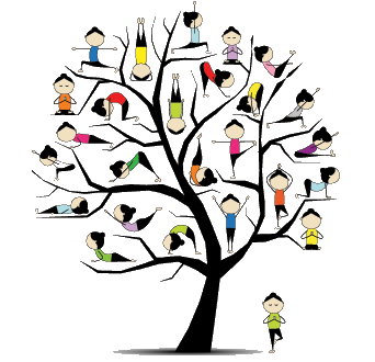 Yoga Art Tree] - ClipArt Best
