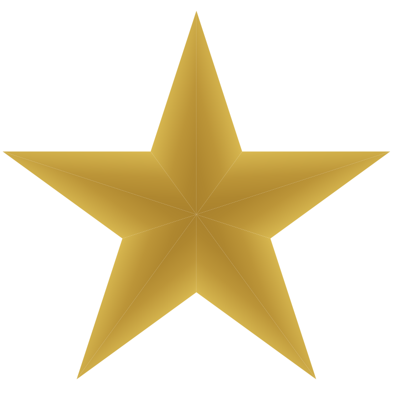 Shooting gold star clipart
