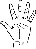 BLACK, ICON, LEFT, RIGHT, OUTLINE, HAND, DRAWING, OPEN - Public ...