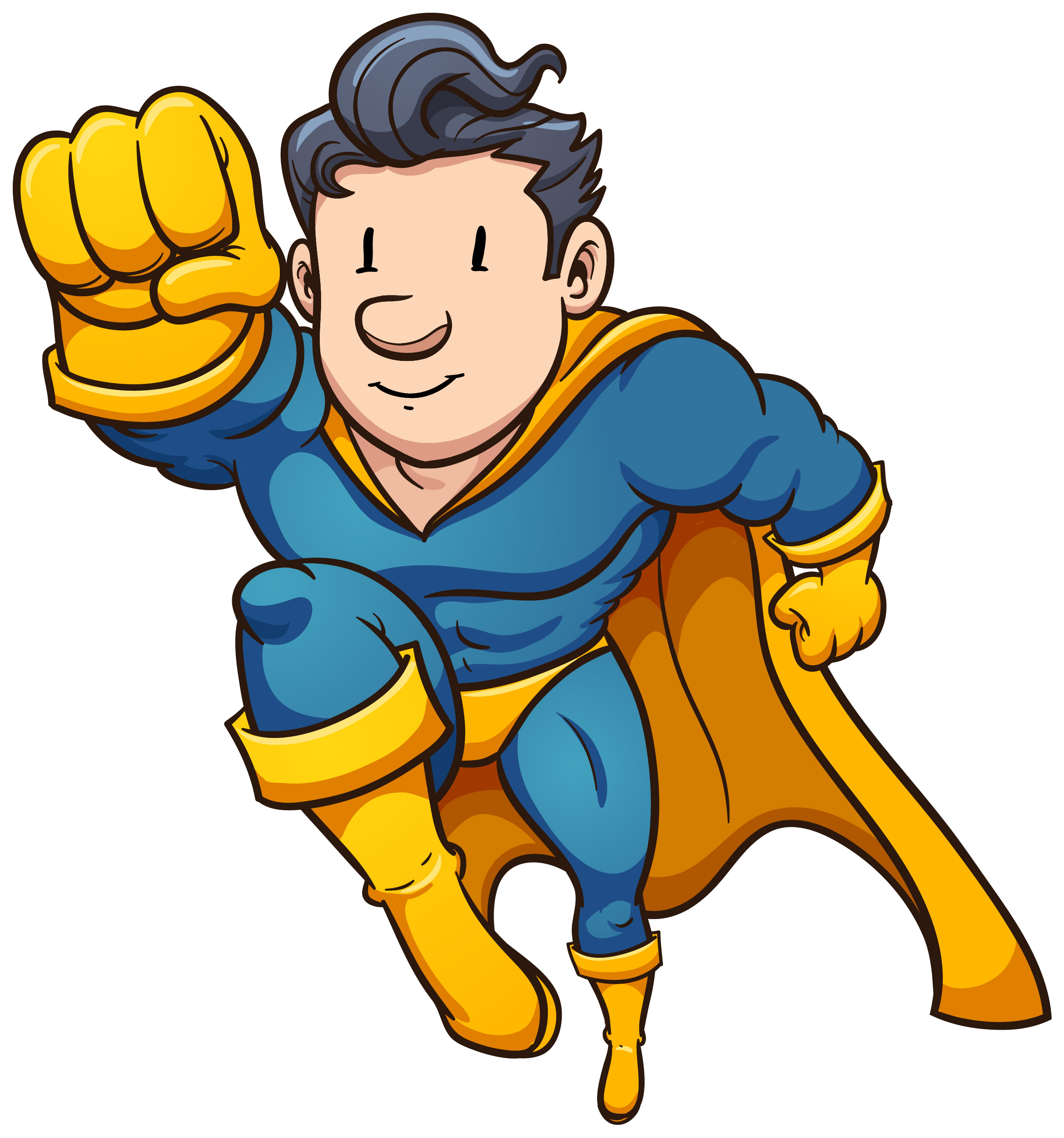 Hero Cartoon Clipart