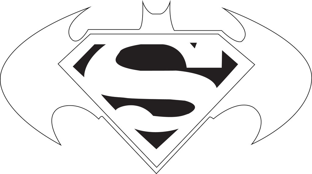 Superman Logo Template