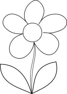 Roses clipart to color