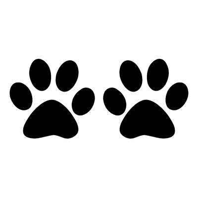 Dog paw prints, Cats and Cat paw print