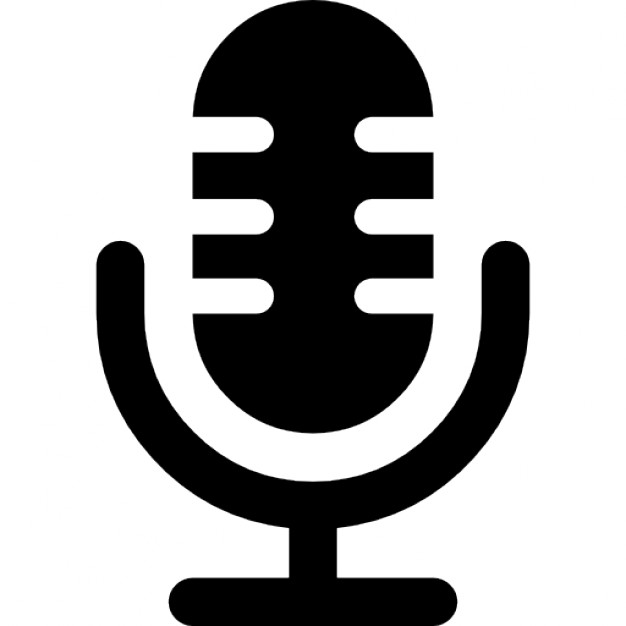 Microphone voice interface symbol Icons | Free Download
