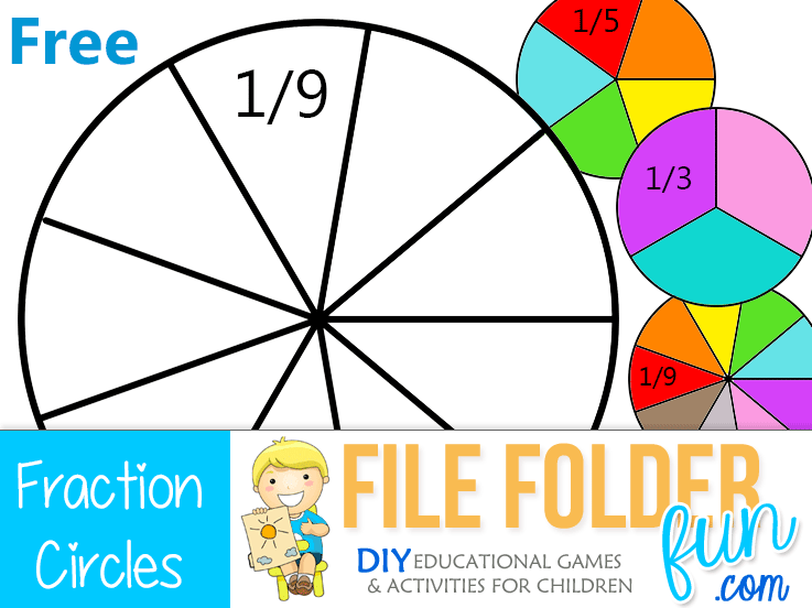 Free Printable Fraction Circles -