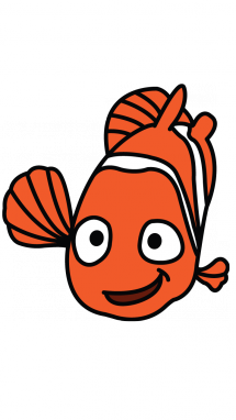 How to Draw Nemo for Kids, Cartoons, Sea Animals, Easy Step-by ...