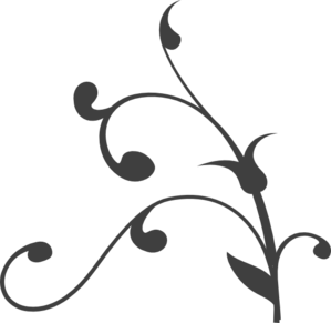 Dark Grey Vine Clip Art - vector clip art online ...