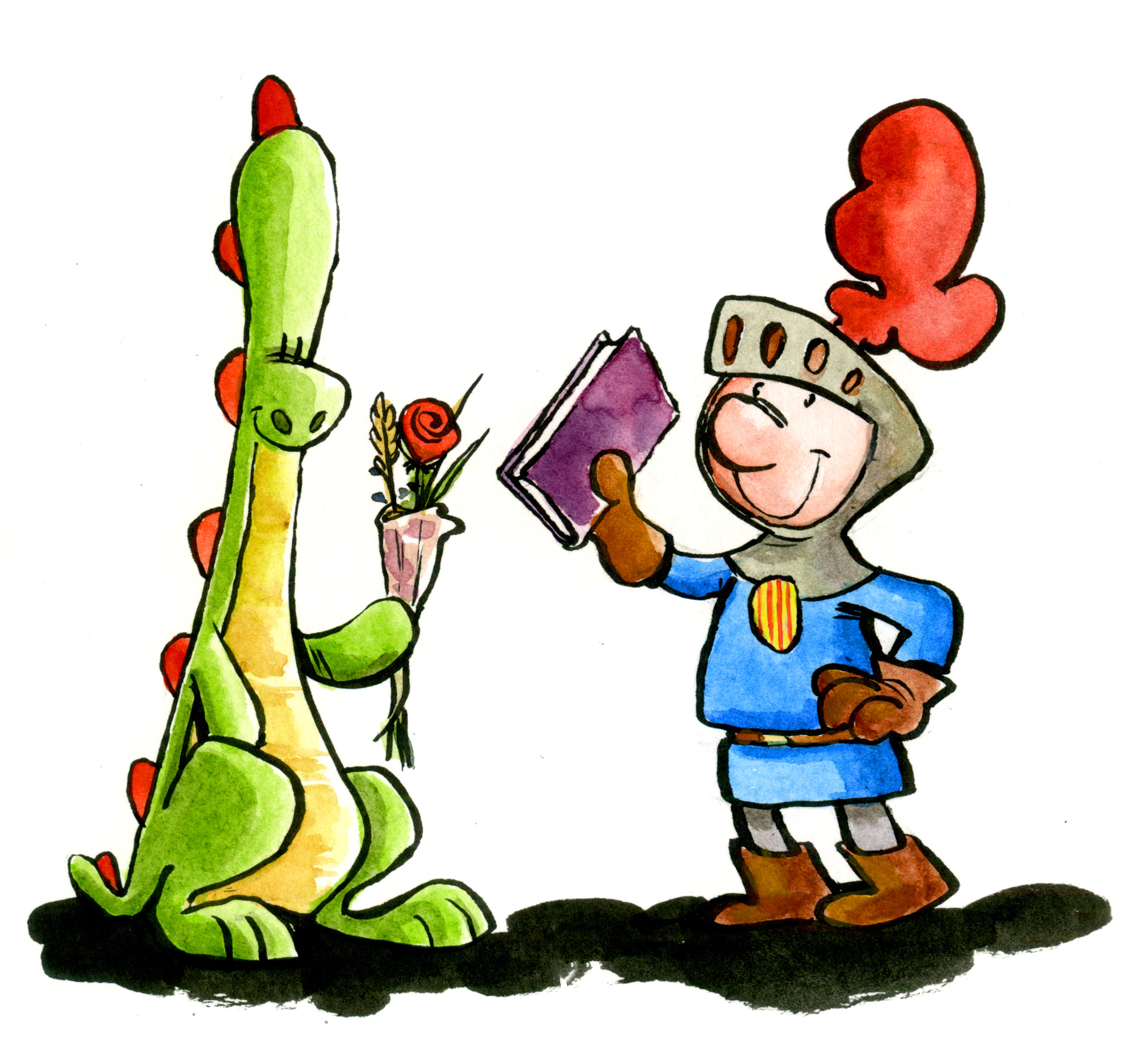 St. George And Dragon Cartoon - ClipArt Best