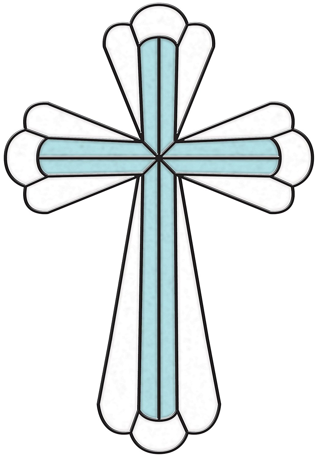 Baby Blue Cross - photogram