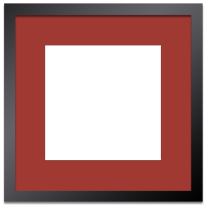 12" x 12" Social Media Frames at The Framer's Workshop, Berkeley, CA