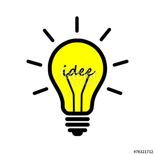 GlÃ¼hbirne, Idee" Stock image and royalty-free vector files on ...