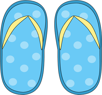 Flip Flops Clipart Black And White - Free Clipart ...