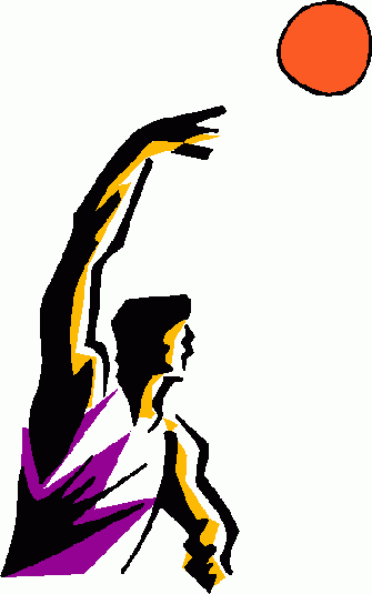 Gif clipart images of a basketball