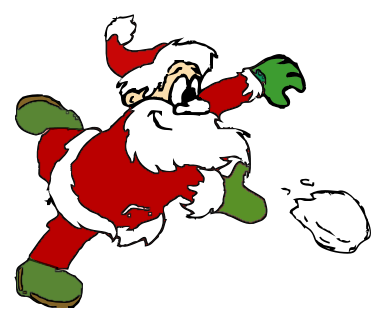 Throwing Snowball Clipart Cartoon Penguin Snowball Fight