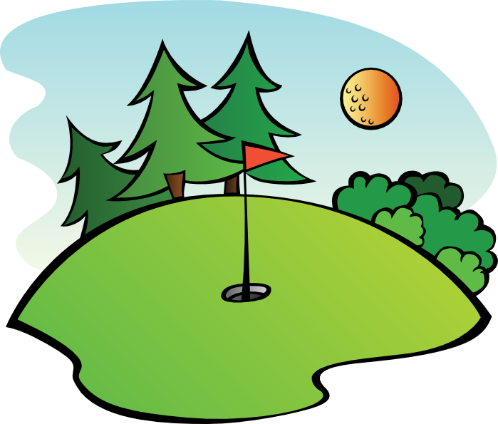 Funny golf clip art