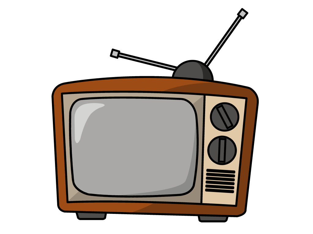 Old tv clip art