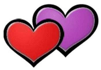Two heart clipart