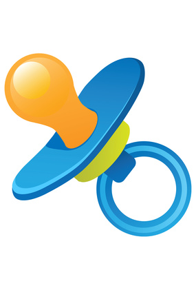 Baby boy pacifier clipart - ClipartFox