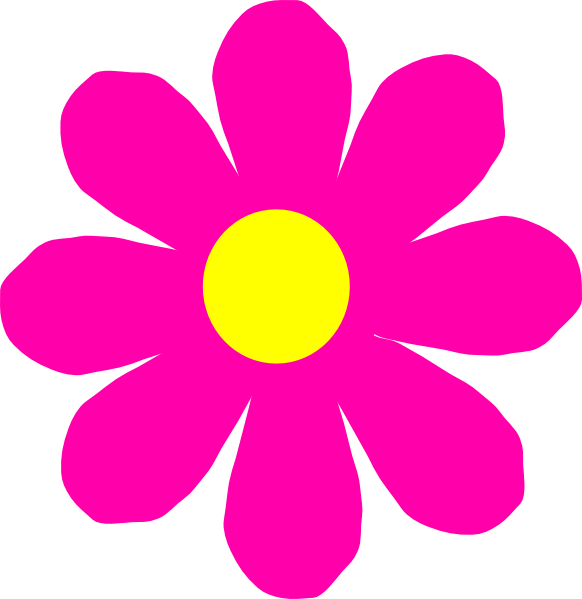 Blue Flower Animated Clipart