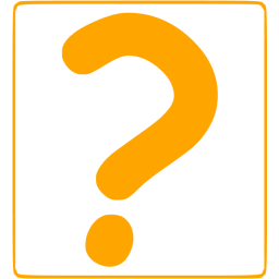 Orange question mark 9 icon - Free orange question mark icons