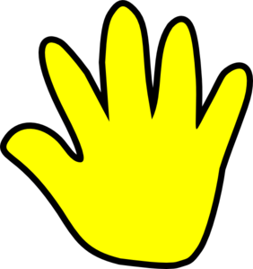 Handprint Outline Clipart