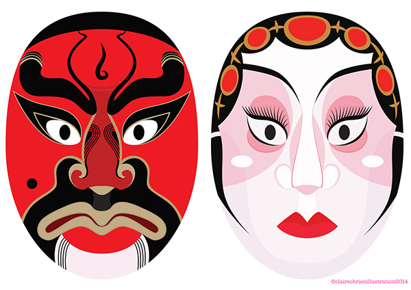 Chinese Opera Masks on Behance