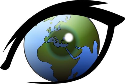 World globe vector illustration | Public domain vectors
