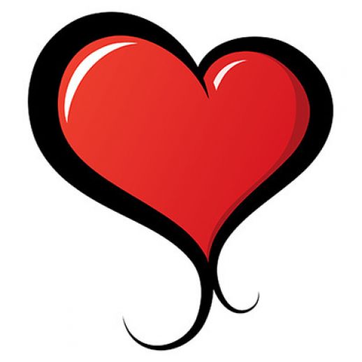 Illustrated Heart Vector - EPS - Free Graphics download