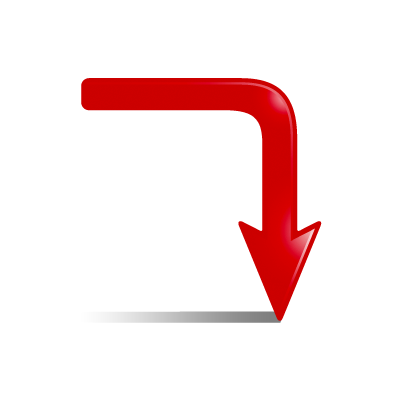 Red Arrow Down