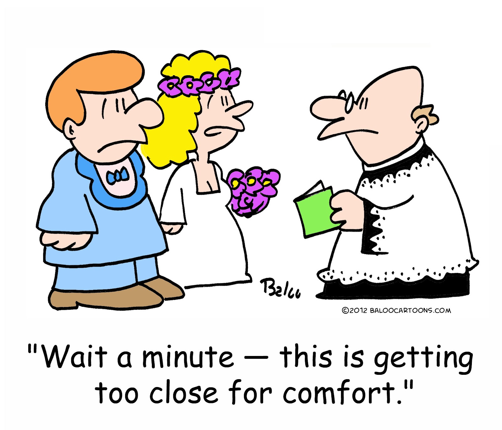 Baloo's non-political cartoon blog: Wedding cartoon