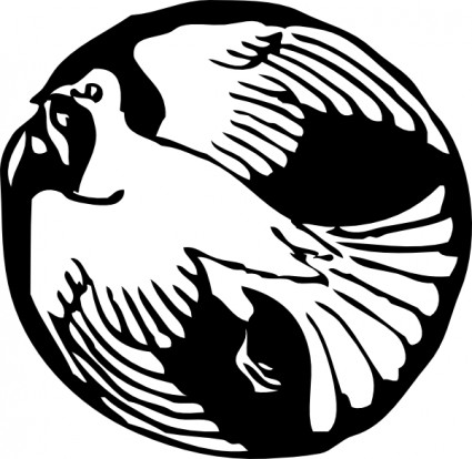 Flying Dove clip art Vector clip art - Free vector for free download