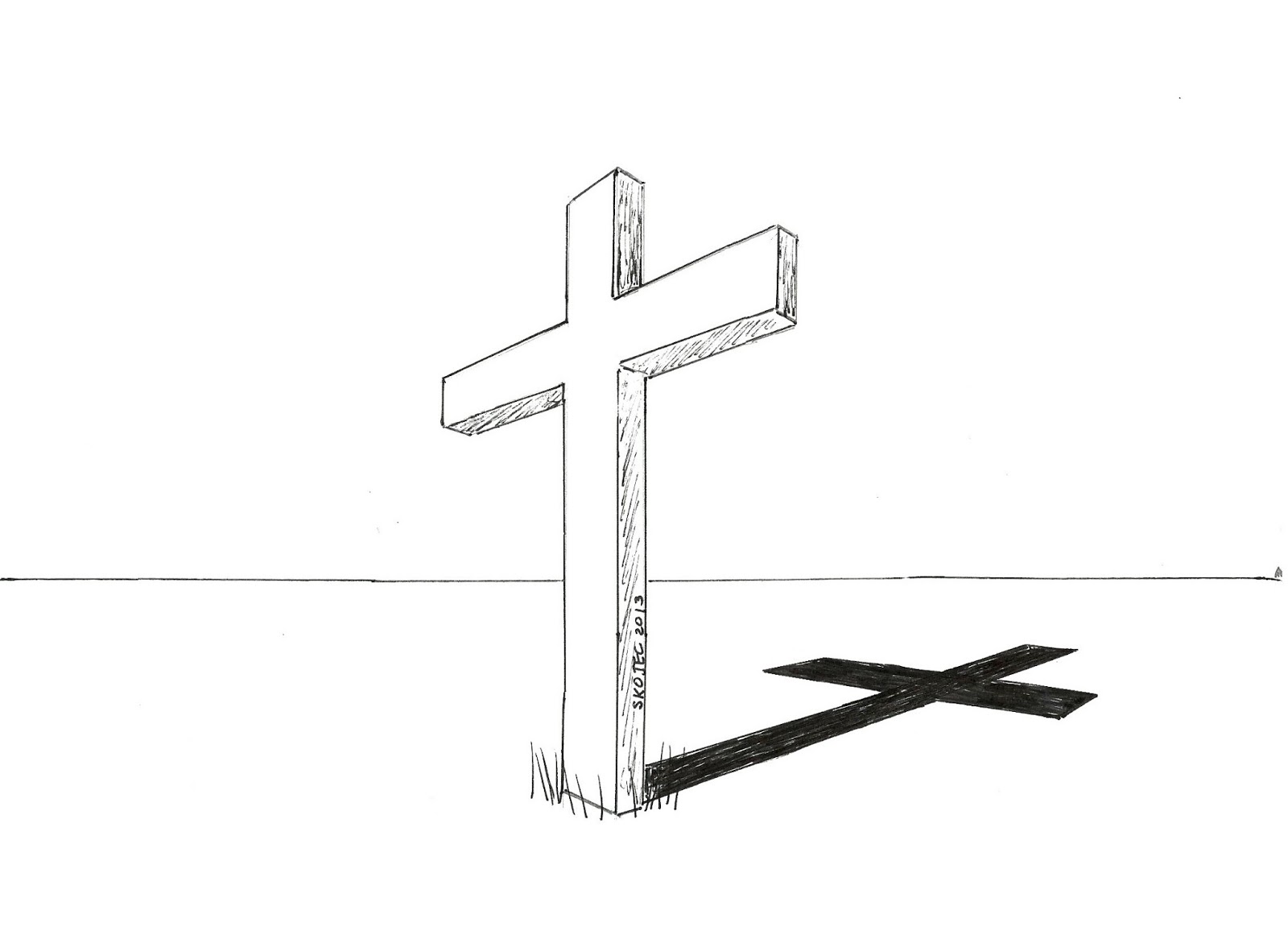 Perspective Crosses | Art class ideas