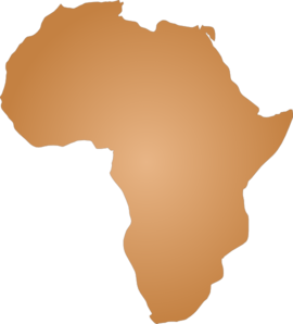 Africa Outline clip art - vector clip art online, royalty free ...