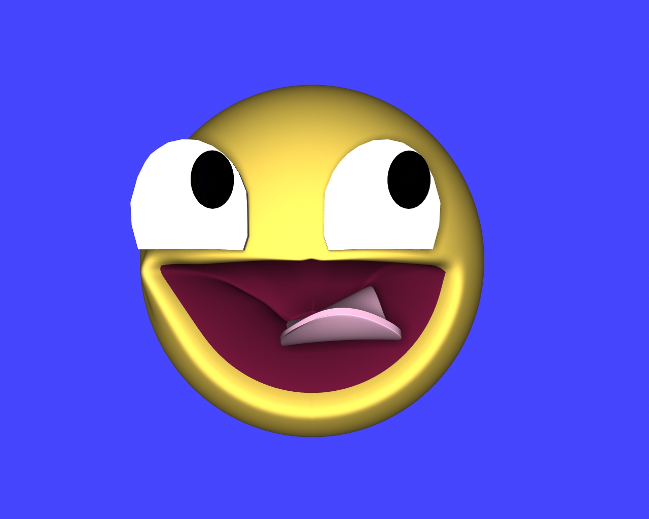 Awesome Smiley Face Wallpaper