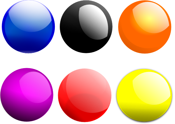 Glossy Balls SVG Downloads - Cartoon - Download vector clip art online
