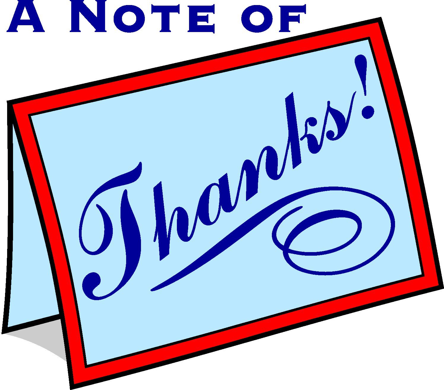 Free clipart for thank you cards