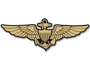 3x6 inch NAVY Aviator Wings Sticker - us naval aviation pilot ...