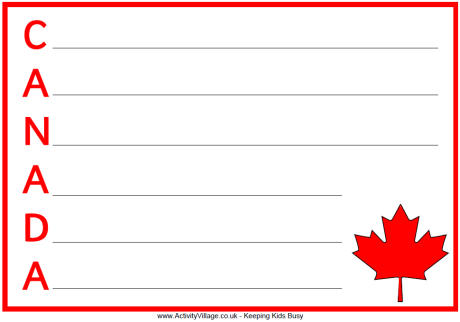 Canada Day Printables