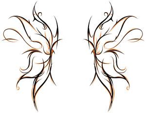 Tribal Wings | Tattoos, Wing ...