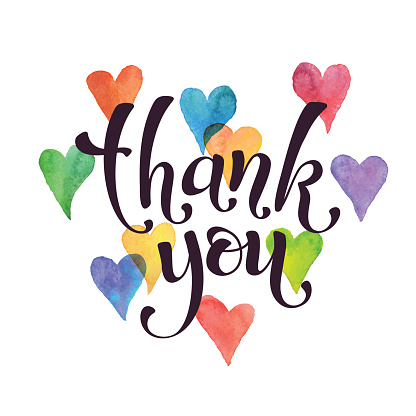 Cartoon Of Thank You Word Art Clip Art, Vector Images ...