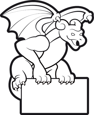 Halloween Gargoyle Coloring Picture - ClipArt Best