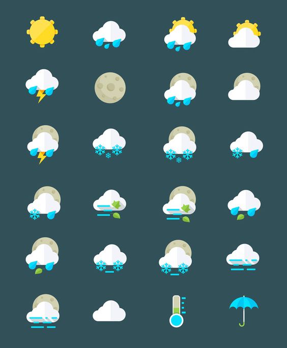 Simple, Icons and Types of