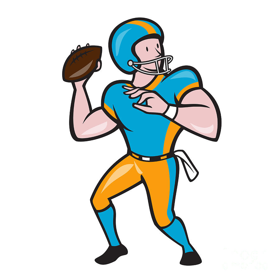 Football Toss Clipart