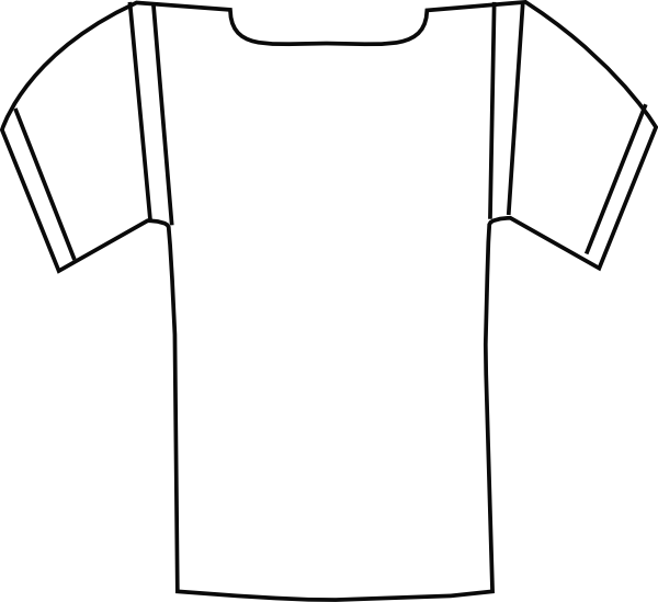 Best Photos of Football Shirt Coloring Page - Plain T-Shirt ...