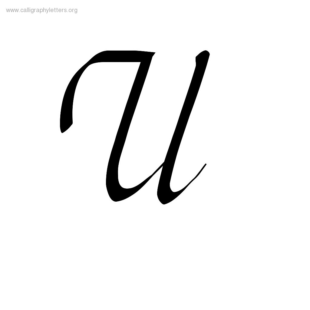 Casual Chancery Cursive A-Z Calligraphy Lettering Styles To Print ...